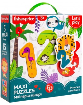 Пазли Vladi Toys Fisher Price Vladi Toys Maxi Puzzle Мої перші цифри (VT1711-07)