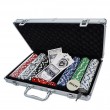 Набор для игры в покер 300 фишек в чемодане D4 - mpl D4