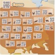 Обучающий игровой набор с QR-картой Wenno Животные Европы (WEU1704) - KDS WEU1704