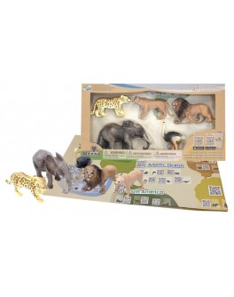 Обучающий игровой набор с QR-картой Wenno Животные Африки S1 (WAF1701) - KDS WAF1701