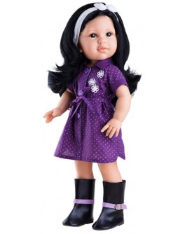 Кукла Paola Reina Лина в фиолетовом 42 см (06012) - kklab 06012