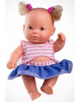 Кукла-пупс Paola Reina Яна в полосатой кофточке 22 см (01300) - kklab 01300