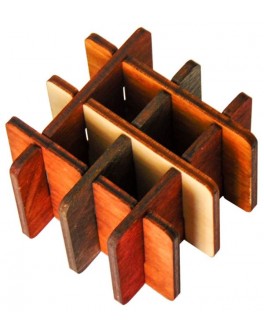 3D-головоломка деревянная Три на три - kgol 0308