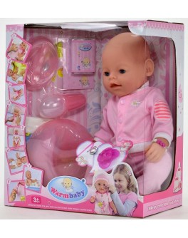 Функциональный пупс Baby Born 8006-421 А в розовом костюмчике - igs 63304