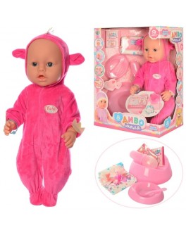 Кукла Baby Born BL023T в розовом комбинезоне с капюшоном - mpl BL023T-DM-S-UA