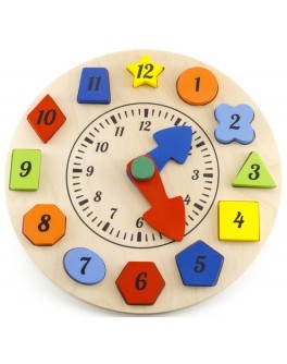 Деревянная игрушка Часы — сортер Розумний Лис - roz 90058