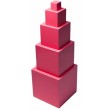 Розовая башня 5 кубиков. Методика Монтессори - SV розовая башня