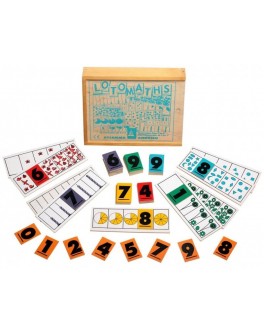 Деревянная игра лото математика Lam Toys - lam 5005