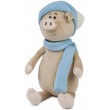 Мягкая игрушка Свин Бен с шарфом и шапкой, 28 см - SGR MT-MRT031801-28