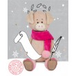 Мягкая игрушка Свинка Ася в шарфике, 20 см - SGR MT-MRT031813-20