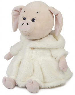 Мягкая игрушка Свинка Зефирка в белой шубке, 20 см - SGR MT-MRT031808-20