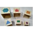 Дерев'яні кубики Viga Toys Пірамідка (50392)