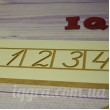 Зразки каліграфічного письма цифр 0-9 тренажер демонстраційний 50 см - SV тренажёр цифры