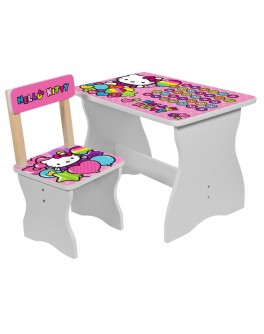 Детский столик 504-49 Хелло Китти со стульчиком  - mpl 504-49