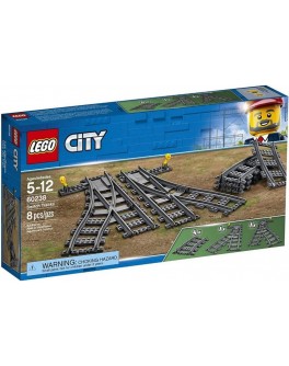 Конструктор LEGO City Рельсы и стрелки (60238) - bvl 60238