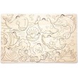 Деревянная рамка вкладыш - разрисовка Морские обитатели Розумний Лис - roz 90096
