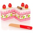 Іграшка дерев'яна Viga Toys Полуничний торт (51324) - afk 51324