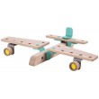 Дерев'яна іграшка Classic World Конструктор Літак 27 деталей - CW 3905