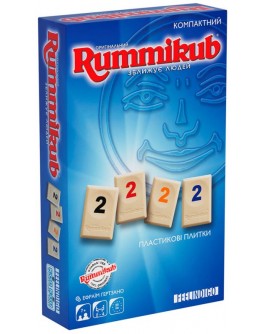 Настільна гра Руммікуб Міні (Rummikub Mini) (укр.) Feelindigo - pi FI9500