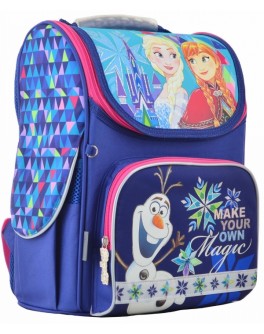 Рюкзак шкільний каркасний 1 Вересня H-11 Frozen blue, 33.5х26х13.5 - poz 555158