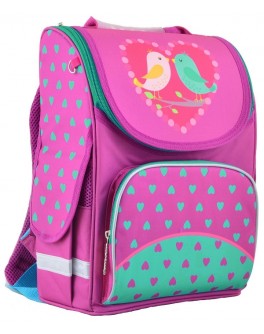 Рюкзак шкільний каркасний Smart PG-11 Birdies, 34х26х14 - poz 554468