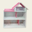 Будиночок дерев'яний для Барбі рожевий (2 поверхи, 5 кімнат) 100х100х30 см - mlt PL519-0805