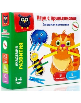 Гра з прищіпками Vladi Toys Кумедна компанія (VT5303-14) - VT5303-06 / VT5303-14