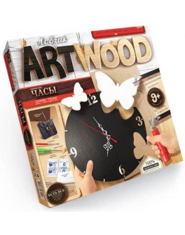 Набір для творчості Danko Toys Artwood Вирізання лобзиком Настінний годинник - mlt Artwood 1