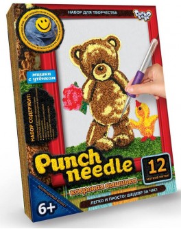 Набір для творчості Danko Toys Килимова вишивка Punch needle - mlt Punch needle