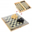 Настільні дерев'яні ігри 3 в 1: шахи, шашки, нарди (28ACD) - mpl 28ACD