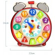 Розвиваюча іграшка Top Bright Дерев'яний годинник, сортувальник форм (120351)