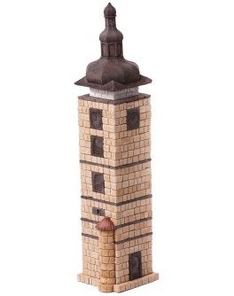 Конструктор Чорна вежа. Чехія з керамічних цеглинок 480 деталей - esk 70378