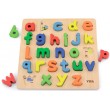 Дерев'яна рамка вкладиш Viga Toys Англійський алфавіт, малі літери (50125)