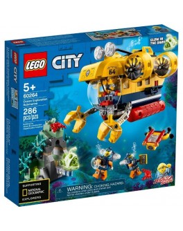 Конструктор LEGO City Океан: Розвідувальний підводний човен (60264)