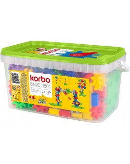 Набір для творчого конструювання Korbo Basic, 180 деталей