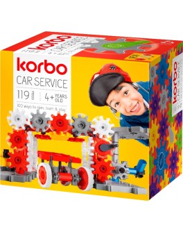 Набір для творчого конструювання Korbo Car service, 119 деталей