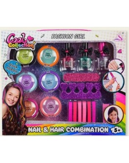 Набір дитячої косметики для волосся з манікюрним набором (J-2007)