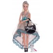 Лялька шарнірна Emily блондинка у сукні з бантом та з аксесуарами 30 см (QJ 079 B)