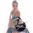 Лялька шарнірна Emily блондинка у сукні з бантом та з аксесуарами 30 см (QJ 079 B)