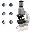 Мікроскоп дитячий збільшення 100Х-400Х-1200х з аксесуарами (2510)
