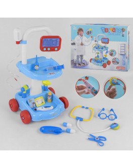 Ігровий набір лікаря Shantou Toys з візком, 33 елемента (66001 D-33)