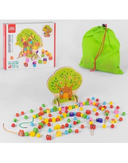 Дерев'яна шнурівка Fun Game Дерево (46395)