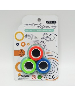 Магнітні кільця іграшка-антистрес Magnetic Ring 3 шт (8855)