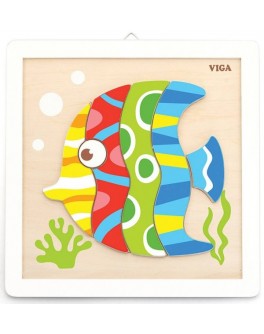 Набор для росписи по дереву Viga Toys Своими руками. Рыбка (50687) - afk 50687