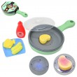 Дитяча іграшка Сковорідка, звук, підсвічування, продукти змінюють колір під час готування (LD 331 A)