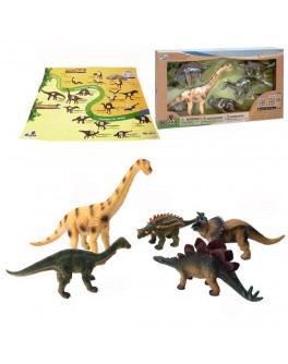 Обучающий игровой набор с QR-картой Wenno Травоядные Динозавры (WHD1701)  - KDS WHD1701