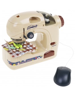 Дитяча іграшка Швейна машинка, шиє, котушки з нитками, на батарейках (6707 A)