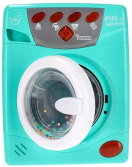Дитяча іграшка Пральна машина світло, звук, барабан, що обертається, на батарейках (QF 26132 G)