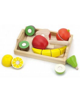 Деревянная рамка с продуктами на липучках Viga Toys Фрукты (58806) - afk 58806