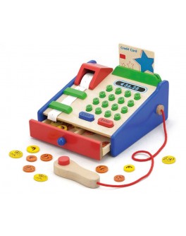 Деревянная игрушка Viga Toys Детский кассовый аппарат с чеком (59692) - afk 59692